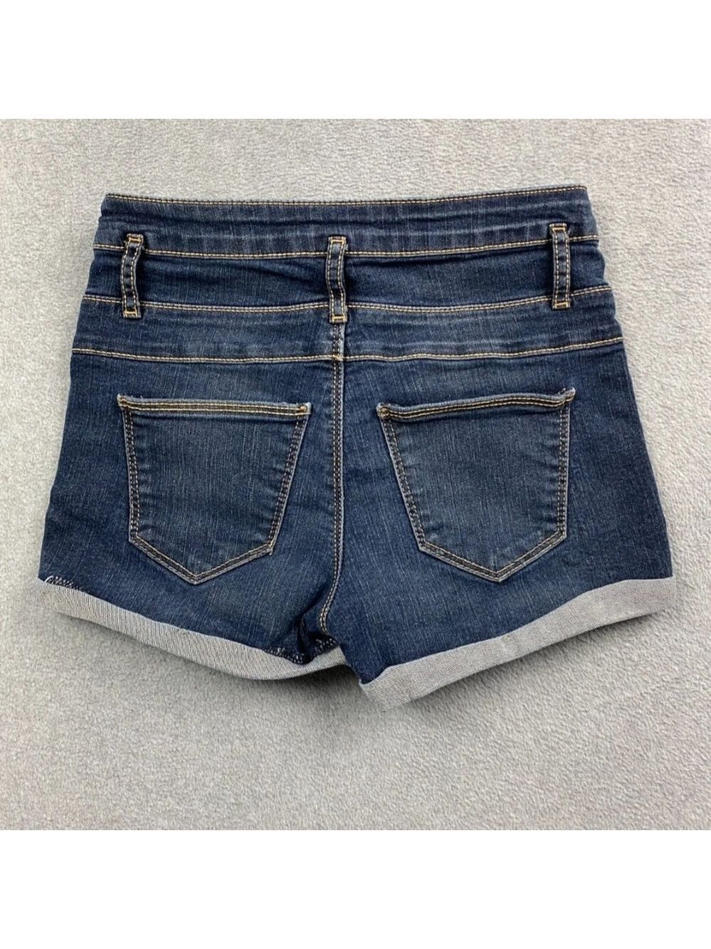 Refuge Women's Denim Blue Shorts - Picture 7 of 15